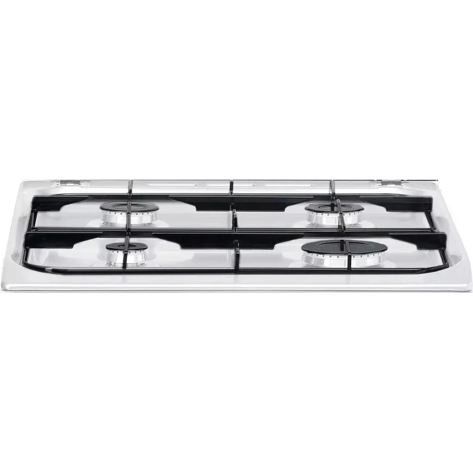 BRAND NEW Hotpoint HD5G00CCW 50cm Gas Cooker - Double Ovens, Grill & Hob, Lid