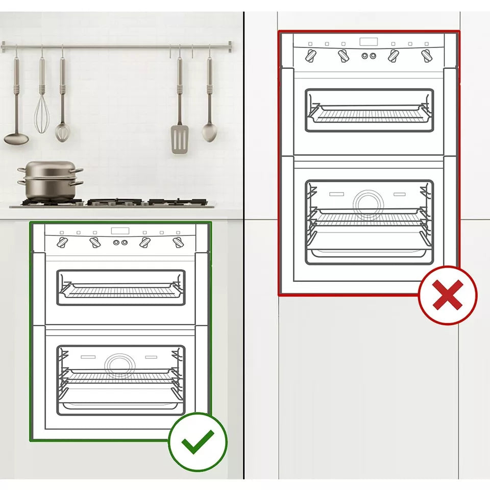 Hotpoint DU2540WH Built-Under Double Electric Fan Assist Oven, Top Oven & Grill