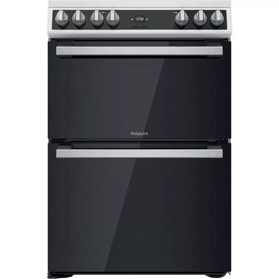 BRAND NEW Hotpoint HDT67V9H2CW 60cm Electric Cooker - Double Ovens, Grill & Hob