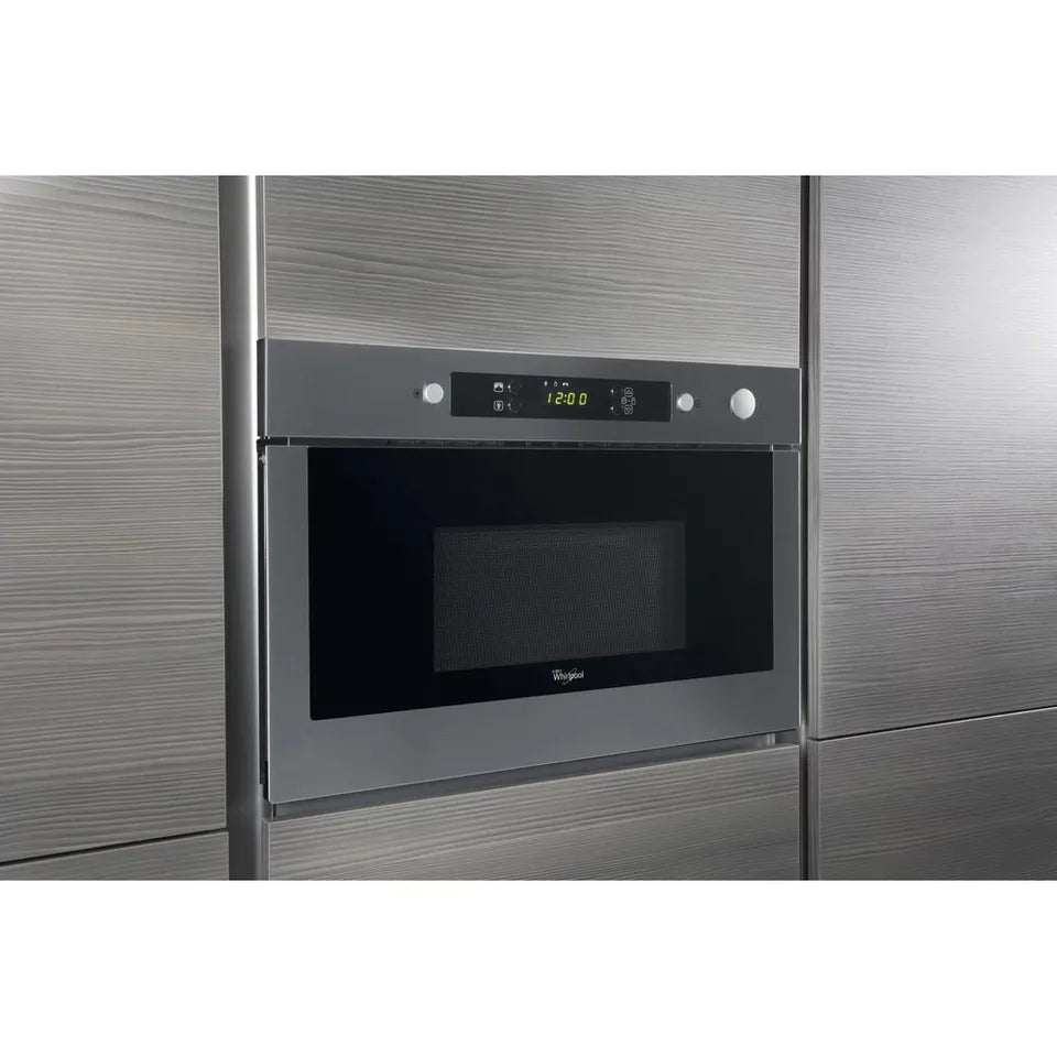 BRAND NEW Whirlpool 'Absolute' AMW423IX Built-in 22 Litre Microwave Oven