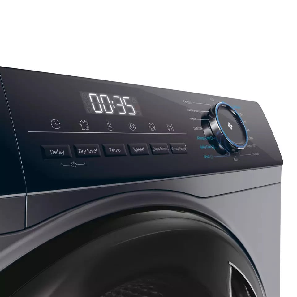 Haier HWD100-B14939S8 DIRECT DRIVE Washer Dryer 9kg Wash, 6kg Wash/Dry 1400 Spin