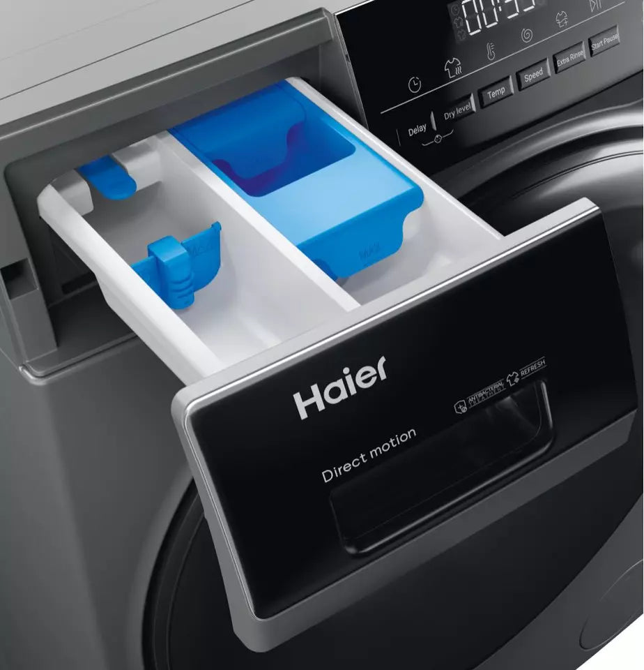 Haier HWD100-B14939S8 DIRECT DRIVE Washer Dryer 9kg Wash, 6kg Wash/Dry 1400 Spin