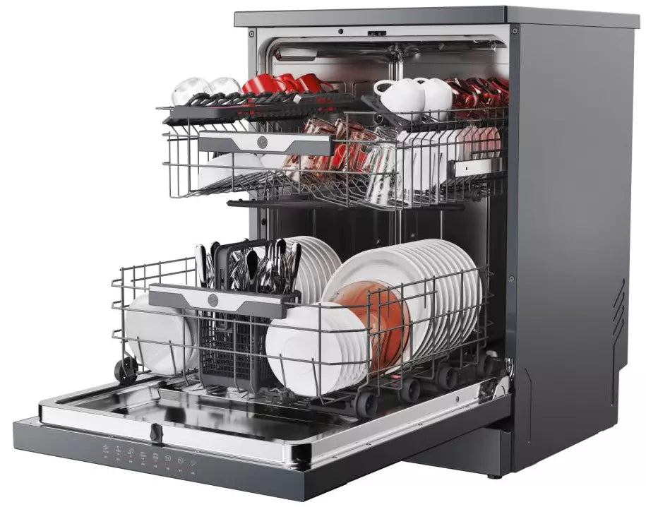 Hoover HF5C7F0A 60cm 'Super Silent' Freestanding Dishwasher 15 Place Settings #2