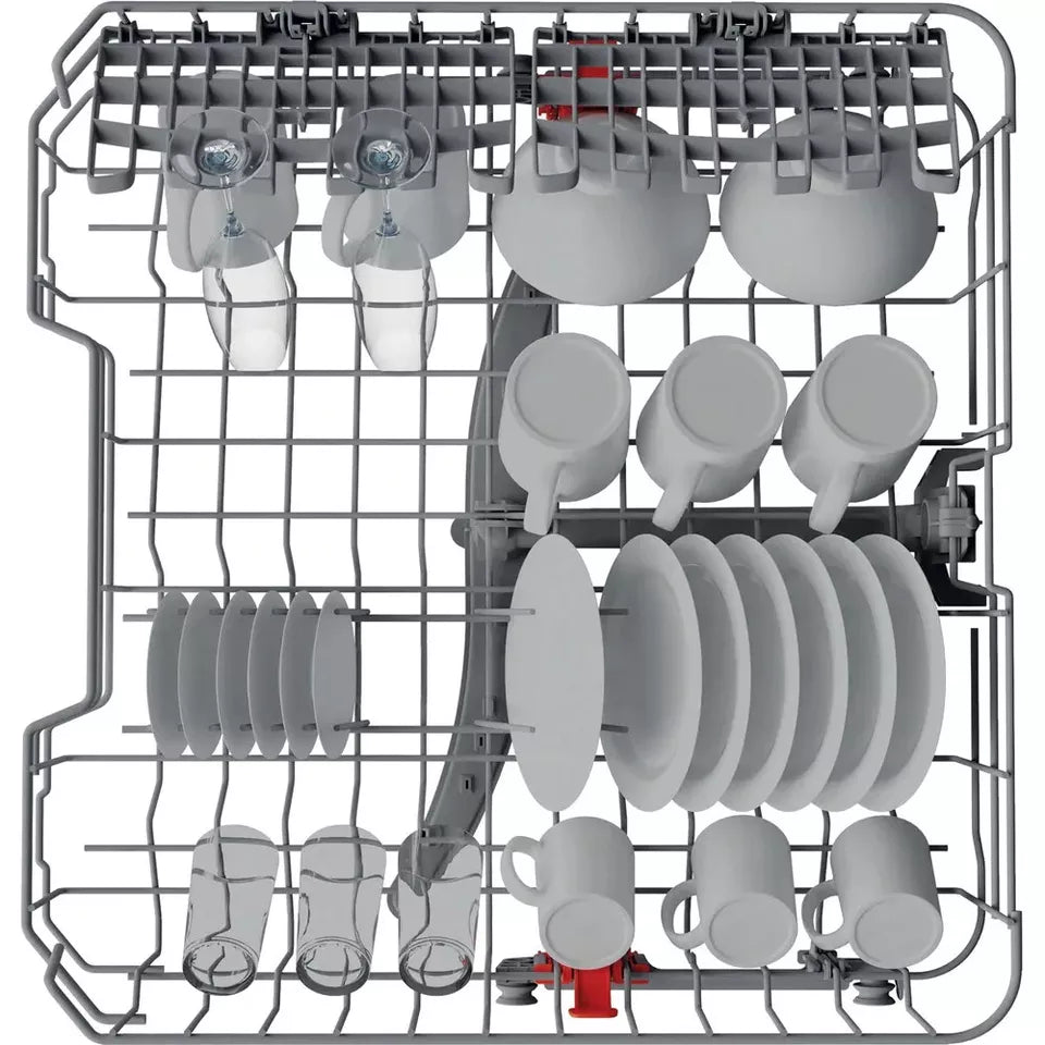 Hotpoint HBC2B19 UKN 60cm Semi-Integrated Dishwasher 13 place settings, 5 Progs