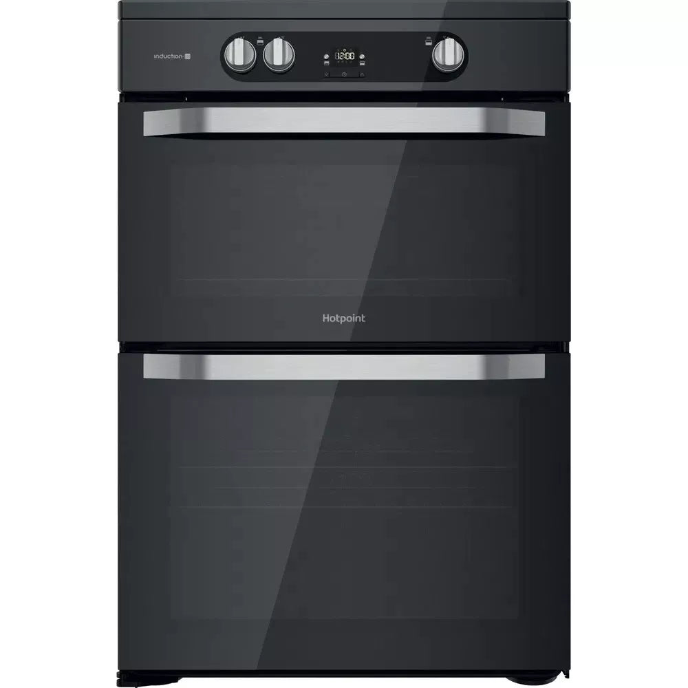 Hotpoint HDM67V9HCW 60cm Electric Cooker - Double Ovens, Grill & Hob