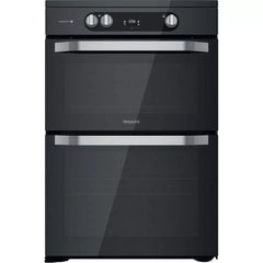 Hotpoint HDM67V9HCW 60cm Electric Cooker - Double Ovens, Grill & Hob